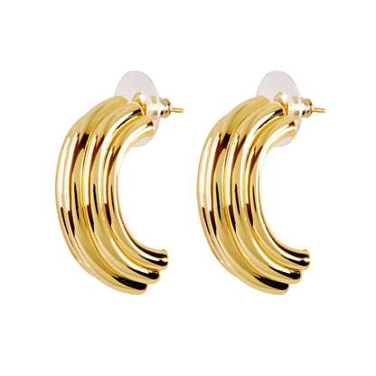 RAYE – Ribbed Earrings