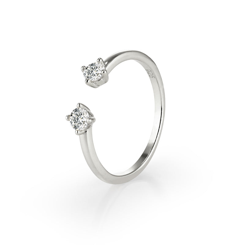 NICOLE - Double Solitaire Ring