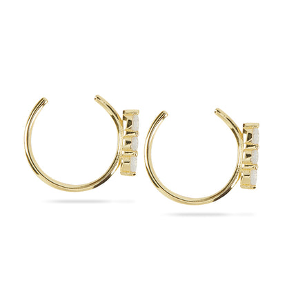 ZARA - 3 Stone Ear Cuff