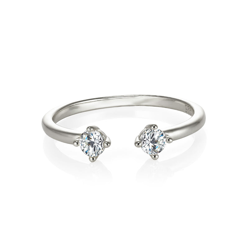 NICOLE - Double Solitaire Ring