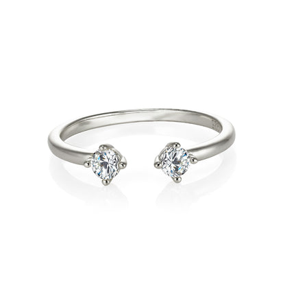 NICOLE - Double Solitaire Ring