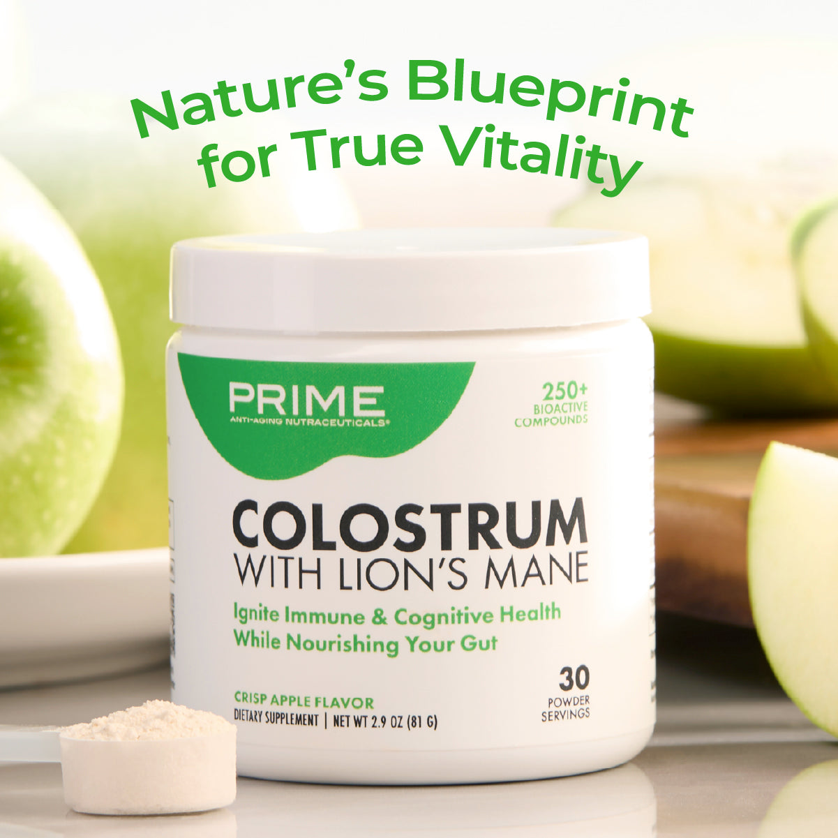 Prime™牛初乳粉（含猴頭菇）