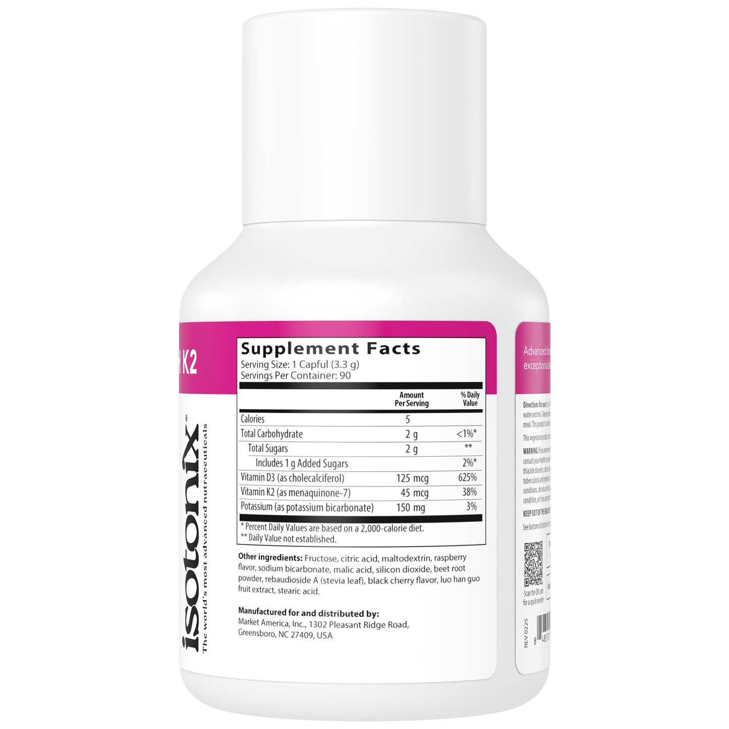 Isotonix維生素D（含維生素K2）粉末