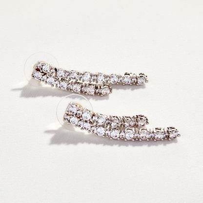 QUINN – Double Strand Earrings