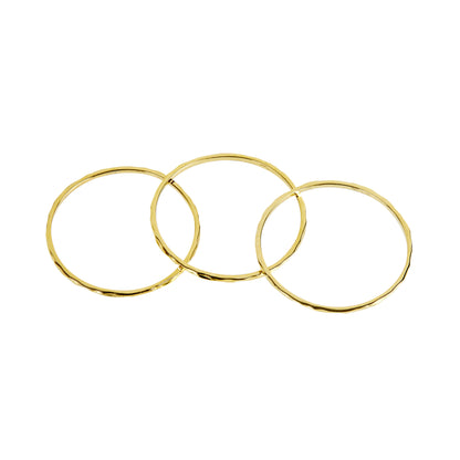 JAMES – Thin Hammered Ring Trio (SPECIAL)