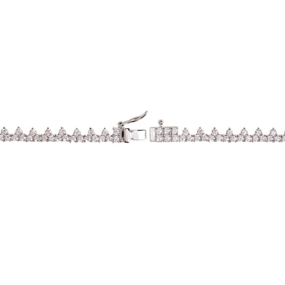 CHARLOTTE – Cluster Tennis Necklace