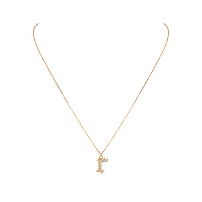 INITIAL – Gothic Letter Necklace