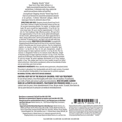 Shopping Annuity Brand SNAP™ Free & Clear Fabric Softener