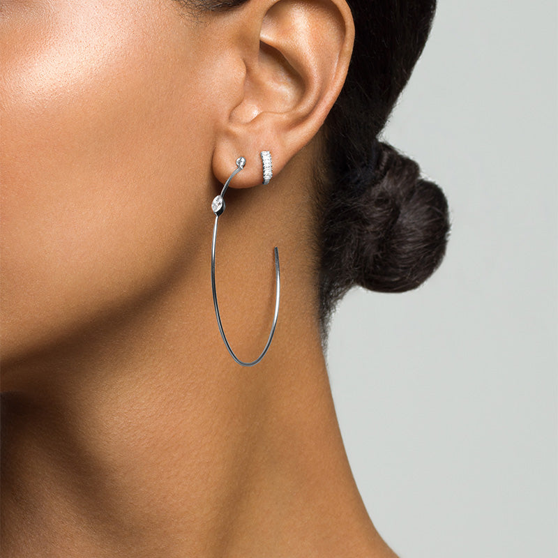 GEO - Mini Baguette Huggie EarRing (SPECIAL)