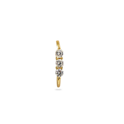 ZARA - 3 Stone Ear Cuff