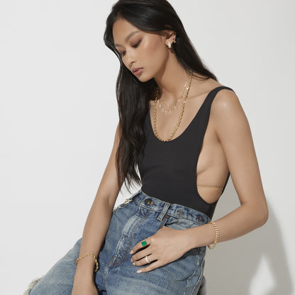 SELENA – Pave Cuban Link Bracelet